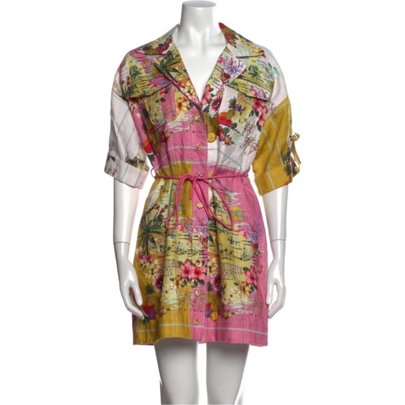 ZIMMERMANN Nina Safari Mini Dress Zimmermann Size 0 - Picture 13 of 16